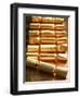 Holiday Candies Wrapped in Gold-null-Framed Photographic Print