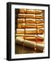 Holiday Candies Wrapped in Gold-null-Framed Photographic Print