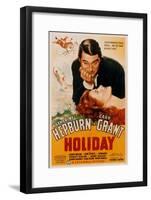 Holiday, Cary Grant, Katharine Hepburn, 1938-null-Framed Art Print