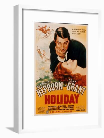 Holiday, Cary Grant, Katharine Hepburn, 1938-null-Framed Art Print