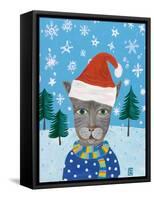 Holiday Cat-Nathaniel Mather-Framed Stretched Canvas