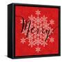 Holiday Charms I Red-Veronique Charron-Framed Stretched Canvas