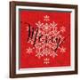 Holiday Charms I Red-Veronique Charron-Framed Art Print