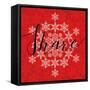 Holiday Charms II Red-Veronique Charron-Framed Stretched Canvas