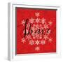 Holiday Charms II Red-Veronique Charron-Framed Art Print