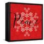 Holiday Charms III Red-Veronique Charron-Framed Stretched Canvas