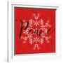 Holiday Charms III Red-Veronique Charron-Framed Art Print