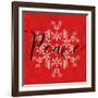 Holiday Charms III Red-Veronique Charron-Framed Art Print