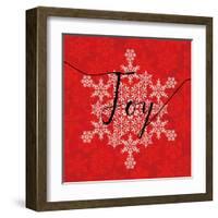 Holiday Charms IV Red-Veronique Charron-Framed Art Print