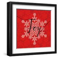 Holiday Charms IV Red-Veronique Charron-Framed Art Print