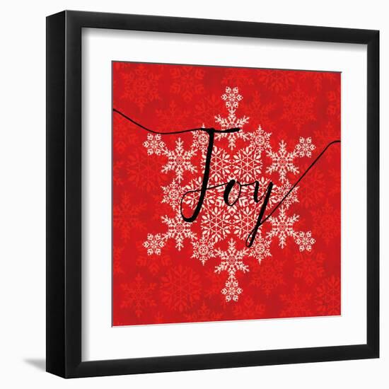 Holiday Charms IV Red-Veronique Charron-Framed Art Print