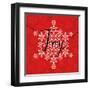 Holiday Charms IV Red-Veronique Charron-Framed Art Print