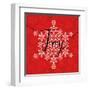 Holiday Charms IV Red-Veronique Charron-Framed Art Print