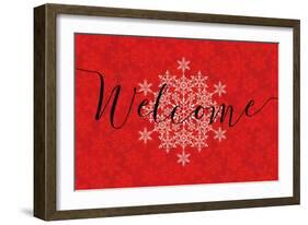 Holiday Charms VI Red-Veronique Charron-Framed Art Print