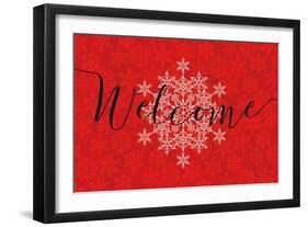 Holiday Charms VI Red-Veronique Charron-Framed Art Print