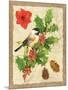 Holiday Chickadee-Julie Paton-Mounted Art Print