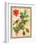 Holiday Chickadee-Julie Paton-Framed Art Print