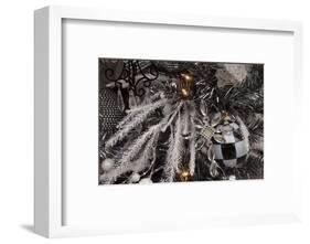 Holiday Christmas tree scene-Panoramic Images-Framed Photographic Print