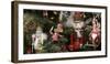 Holiday Christmas tree scene-Panoramic Images-Framed Photographic Print