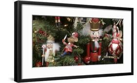 Holiday Christmas tree scene-Panoramic Images-Framed Photographic Print