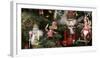 Holiday Christmas tree scene-Panoramic Images-Framed Photographic Print