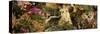 Holiday Christmas tree scene-Panoramic Images-Stretched Canvas