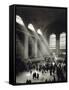 Holiday Crowd at Grand Central Terminal, New York City, c.1920-American Photographer-Framed Stretched Canvas