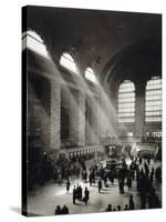 Holiday Crowd at Grand Central Terminal, New York City, c.1920-American Photographer-Stretched Canvas