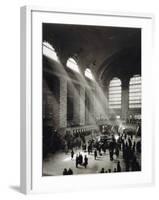 Holiday Crowd at Grand Central Terminal, New York City, c.1920-American Photographer-Framed Photographic Print