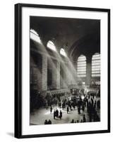 Holiday Crowd at Grand Central Terminal, New York City, c.1920-American Photographer-Framed Photographic Print