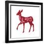 Holiday Deer I-Janice Gaynor-Framed Art Print