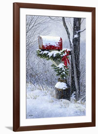 Holiday Delivery-John Morrow-Framed Giclee Print