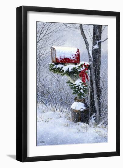 Holiday Delivery-John Morrow-Framed Giclee Print