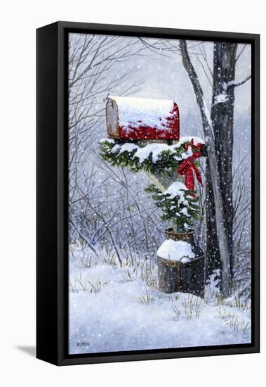 Holiday Delivery-John Morrow-Framed Stretched Canvas