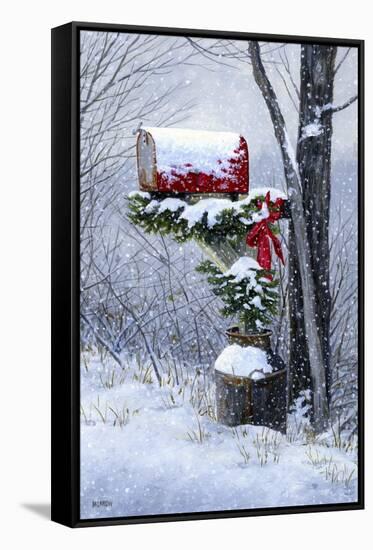 Holiday Delivery-John Morrow-Framed Stretched Canvas