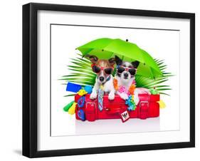 Holiday Dogs-Javier Brosch-Framed Photographic Print