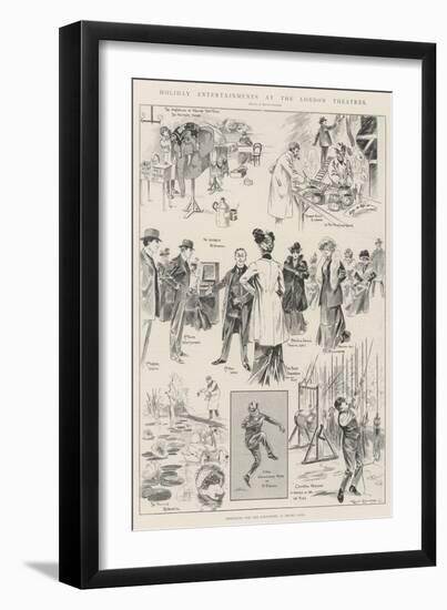 Holiday Entertainments at the London Theatres-Ralph Cleaver-Framed Giclee Print