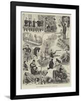 Holiday Entertainments, Our Artist's Notes at Hengler's Circus-Alfred Courbould-Framed Giclee Print