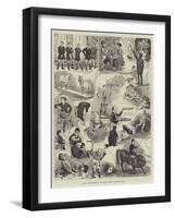 Holiday Entertainments, Our Artist's Notes at Hengler's Circus-Alfred Courbould-Framed Giclee Print