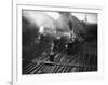 Holiday Expresses About to Leave King's Cross Station-null-Framed Photographic Print