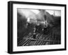 Holiday Expresses About to Leave King's Cross Station-null-Framed Photographic Print