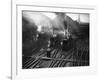 Holiday Expresses About to Leave King's Cross Station-null-Framed Photographic Print