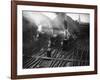 Holiday Expresses About to Leave King's Cross Station-null-Framed Photographic Print