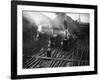 Holiday Expresses About to Leave King's Cross Station-null-Framed Photographic Print