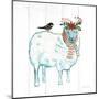 Holiday Farm Animals III-Farida Zaman-Mounted Art Print