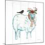 Holiday Farm Animals III-Farida Zaman-Mounted Art Print