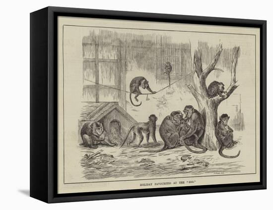 Holiday Favourites at the Zoo-null-Framed Stretched Canvas