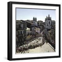 Holiday Festival Pelourinho District Bahia, Salvador, Brazil-null-Framed Photographic Print