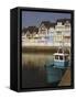 Holiday Flats Overlooking the Port, Deauville, Calvados, Normandy, France-David Hughes-Framed Stretched Canvas