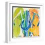 Holiday Flip Flops-Mary Escobedo-Framed Art Print